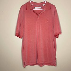Tommy Bahama Pink Polo Shirt